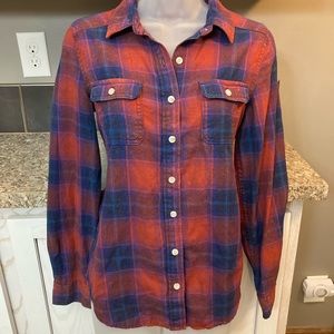 Women’s Plaid Button Up- Small